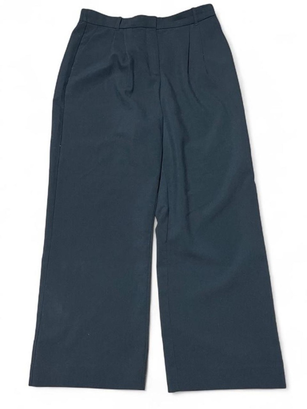 Abercrombie & Fitch Pants Womens 32|14 Black Wide Leg Pleated Dress Trousers